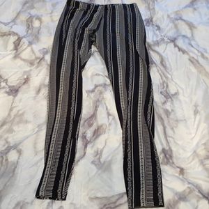 Black&White printed leggings